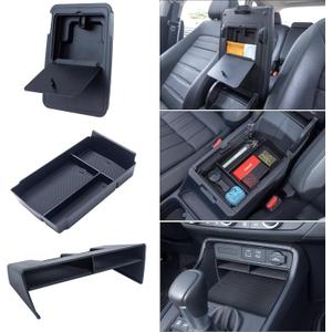 PIMCAR 3-Piece Center Console Organizer Set for 2023-2025 2026 Honda CR-V & CR-V Hybrid - Custom Fit Armrest Tray, Console Tray and Hidden Storage Box, Durable ABS Car Accessories
