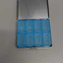 7 Days Chromed Shiny Silver Pill Organizer with Mirror Inside Has 8 Separate Compartments Rectangle,Versatile Storage for Medication - Ideal Travel Accessory (The Bird)