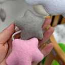 Baby Crib Mobile with Elephants, Clouds and Stars,Baby Mobile Musical Crib Mobile Music Box with 12 Lullabies (Elephant Baby Mobile)
