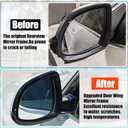 Jaronx Compatible with BMW Side Mirror Housing Frame X3 G01 2018-2024/X4 G02 2019-2023/X5 G05 2019-2024/X6 G06 2020-2024/X7 G07 2019-2024, Driver Side Mirror Cover Supporting Ring for BMW 51167468241