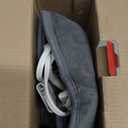 Sunbeam Heating Pad Wrap for Back Pain Relief with Auto Shut Off and Moist Heating Option 23 x 15" Slate Grey