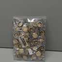 ZOCONE 40 Packs Mini Embroidery Hoops, Small Ring Tiny Embroidery Hoops, Round Wood Hoops for DIY Pendant Embroidery Necklace Jewelry Pendant and Keychain