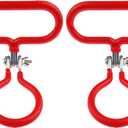 2 Pack Carboy Handle for Smooth Neck 3 Gallon 5 Gallon 6 Gallon 6.5 Gallon Glass Carboys (Red)