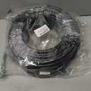 Outdoor Extension Cord Waterproof 100 FT, Black 12/3 SJTW Heavy Duty, Flexible 100% Copper 3 Prong Extension Cord for Lawn, Garage,UL Listed