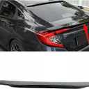 MUTUSAISI Gloss Black Rear Lip Spoiler Wing Compatible with Honda Civic SI/LX/EX/DX/Sport/Touring/Sedan 2016 2017 2018 2019 2020 2021 Accessories