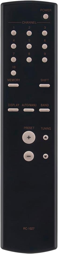 New Replace Remote Control Compatible with Denon RC-1027 Remote AV Receiver System TU1500AE
