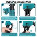 MAXENIKIT Third Hand Support Pole Heavy Duty, Cabinet Jacks for Installing Cabinets with 285 LBS Capacity and Expand from 15-4/5 to 23-3/5 in, 1-PC