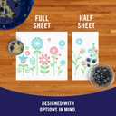 Sparkle Pick-A-Size Paper Towels, Spirited Print Design, 6 Double Rolls (660 Sheets Total) - Strong 2-Ply Towels for Kitchen Cleanup and Everyday Messes