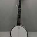 5 String Banjo Mini - Mulucky 26 Inch Travel Banjo Sapele Body Closed Solid Back Beginner Kit With Gig Bag Picks Strings Strap - B806