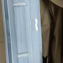 HESTIA No Drill Roman Shades for Indoor Windows, White, 20" W x 64" H