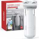 SwitchBot 2025 Automatic Curtain Opener 3 Rod-Bluetooth Remote Control, WiFi&Smartphone Control, Upgraded High-Performance, Add Hub to Work with Alexa, Google Home, HomeKit