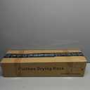 Free Standing Towel Rack, Freestanding Towel Rack, Foldable Wooden Towel Rack for Bathrooms, Balconies, Bedrooms and Indoors(White) (50x50x121cm)