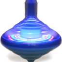 The Dreidel Company Hanukkah Musical Light-Up Dreidel Spinning Tops Set, Plays 2 Classic Hanukkah Songs, Assorted Colors (2-Pack)