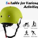 Kids Bike Helmet, Adjustable and Multi-Sport, from Toddler to Youth, 3 Sizes
