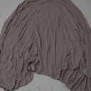 Women's Flowy Handkerchief Hemline Midi Skirt Size Medium Tan