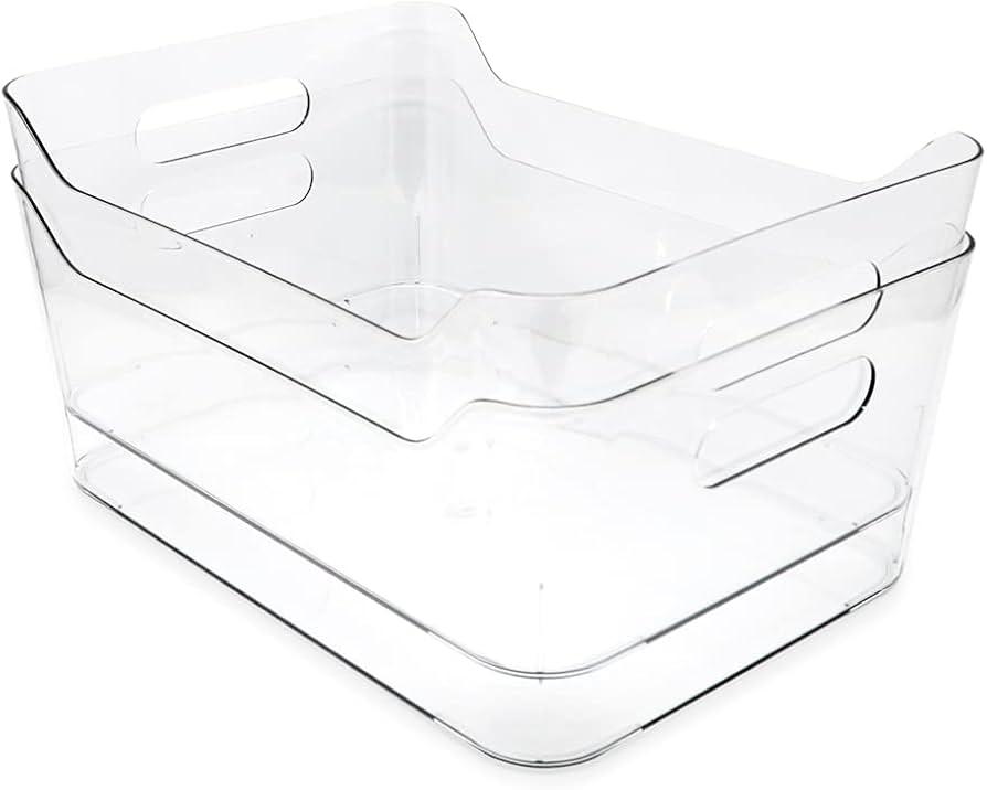 12 Piece Plastic Storage Bins