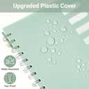 Yoment 4 Pack A5 Spiral Notebooks - 5.7x8.25 Hardcover Spiral Bound Notebook Journal, 160 Pages College Ruled, for Writing, Note Taking, Journaling, Study (Multicolor)