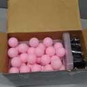 Vinsot 6 Sets Baby Shower Games Bridal Funniest Baby Shower Play, Interactive Shaking Balls for Boy or Girl, Table Tennis Twerk Game (Pink)