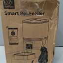 Automatic Cat Feeder, WiFi Cat Food Dispenser with App Control, Auto Cats Feeder Automatic for Dry Food, Smart Pet Food Dispenser with Portion Control Timed Cat Food Dispenser for Cats & Small Dogs
