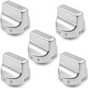 W11239985 Control Knob Fit for Whirlpool Gas Ranges, Stove Knobs Replace 4845290 AP6333411 PS12578779 EAP12578779, Pack of 5