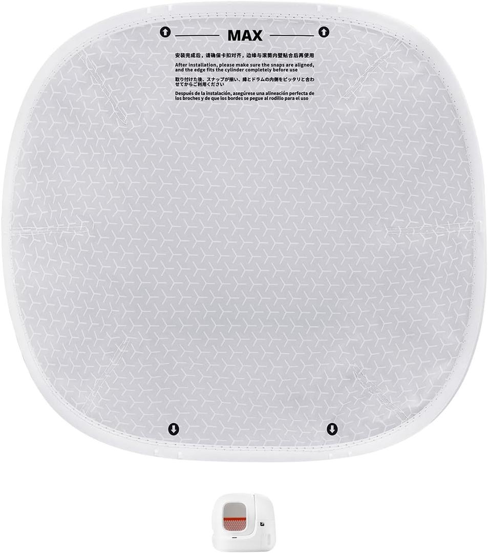 PETKIT Replaced Cat Litter Pad for PuraMax Automatic Cat Litter Box, Waterproof Leakproof Replacement Litter Mat, Scratch Resistance, High Flexibility