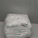 Amazon Basics 4 Piece Bed Sheet Set, 100% Cotton Jersey, Includes Super Soft, Flat and Fitted Sheets, Pillowcase, King, White, Solid