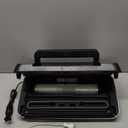 95kpa Vacuum Sealer Machine, Commercial Full Automatic Food Sealer, Vacuum Sealer for Food with Cutter, 10 Pre-cut Bags & Bag Rolls and Accessory Hose, Fully Starter Kits, Black Silver