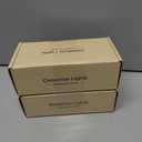 2 x UL Listed 50 Count 5mm Red Led Lights,Outdoor Led String Lights For Garden Tree Decorations,17 Feet Green Wire (Red Color)