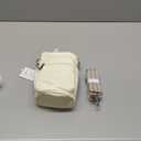 Water Bottle Bag 40 oz Crossbody Holder for Walking Hiking Insulated Carrier Purse with Adjustable Strap (Beige)