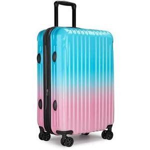 sukiost Checked Luggage, 28 Inch Hardside Suitcase, Lightweight Hardshell with TSA Lock, Large Suitcase with Spinner Wheels