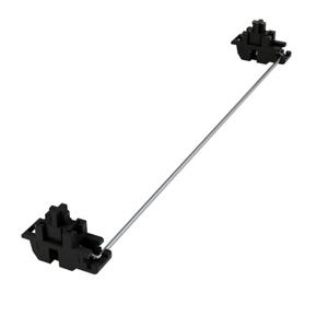 GATERON Low Profile Plate Mounted Stabilizer, Compatible for 60% Mechanical Gaming Keyboard (Black)
