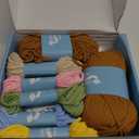 Crochet Kit for Beginners: Highland Cow Crochet Kit, Include Easy Knitting Soft Yarn, Step-by-Step Video Tutorial, Hook, Birthday Gift for Adults and Teen(30%+ Yarn)