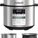 Fullwill Dual-Pot Electric Pressure Cooker,12-in-1 Multi Cooker with 6QT Stainless Steel & 5QT Ceramic Pot,Olla de Presion for Pressure,Rice,Meat Stew,Yogurt Maker
