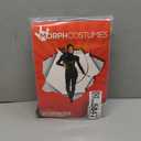 Morph Womens Dystopian Huntress Costume  Leather-Look Jacket, Tactical Pants, Mock Arm Guards, and Utility Belt (Medium)