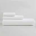 Calvin Klein - Bath Towels, Super Soft & Absorbent Cotton Towels, Oeko-Tex Certified (Eternity Solid White, 3-Piece)