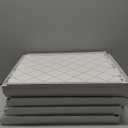 SNSLXH 5 Pack Stackable Closet Storage Basket, Multifunctional & Foldable Closet Organizer for Bathroom Kitchen Laundry Room Wardrobe Storage, Space-Saving Clothes Storage Drawer Organizer, White