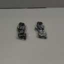 2Pcs Cane Holder for Walker,Wheelchair,Drive Rollator,Universal Crutches Stick Rack Bracket Accessories,360 Rotatable Adjustable Stick Rack,Clamping Diameter 0.8 - 1.38 inches