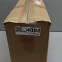 2 Pack 1 Gallon thickened Square Glass Pitcher with Lid, Classic Stripes Water Pitchers for Fridge, Borosilicate Glass Carafe for Hot/Cold Brew Drink, Extra Large Jug with Handle for Iced Tea, Coffee