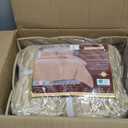 ALL SEASON 3PCRabbit Fur Comforter set King Taupe 1 set