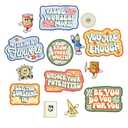 Eureka 847847 S'Cool Era Gallery Wall Classroom Bulletin Board Set for Teachers, Multicolor, 14 Pieces