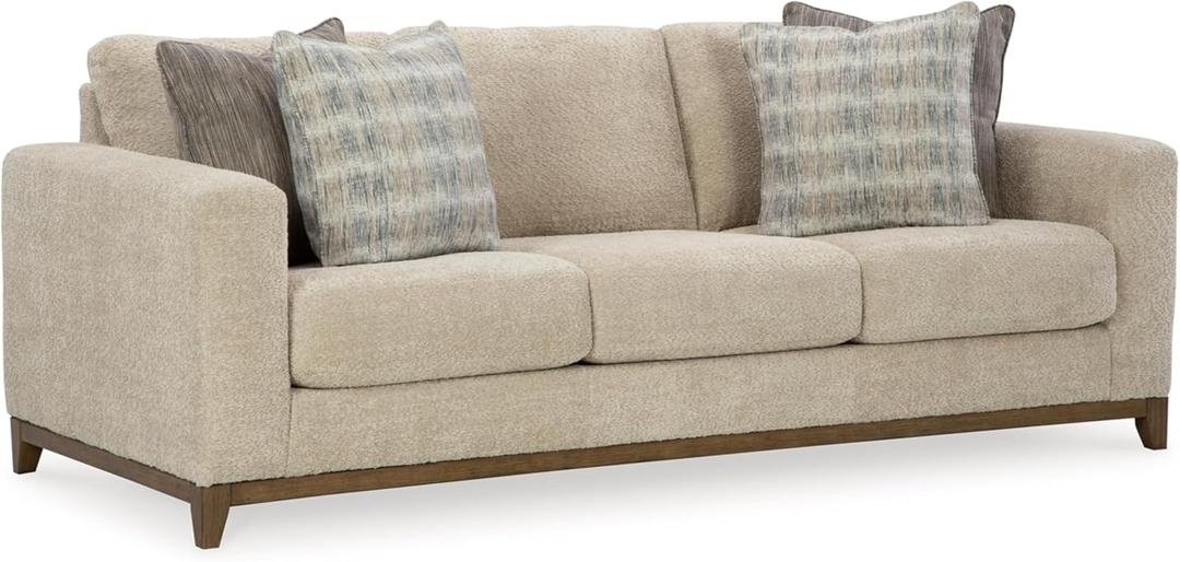 Signature Design by Ashley Parklynn Classic Sofa for Living Room, Beige