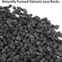 Stanbroil Lava Rock Granules - Decorative Landscaping for Fire Bowls, Fire Pits, Gas Log Sets, Indoor or Outdoor Fireplaces - 10 Pounds (0.1"-0.2")