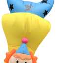 DAHAKII Funny Inflatable Clown Costume Party Blow Up Costume for Adult/ St Patrick's Day Parade/ Birthday Party (Clown Yellow)