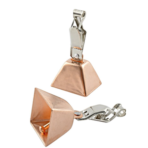 3 Pack SouthBend 2 Ct Square Copper Bells