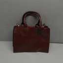 Pahajim Women Leather Handbags and Purses Top Handle Designer Tote Bags Satchel Bags for Women (Wine Red)