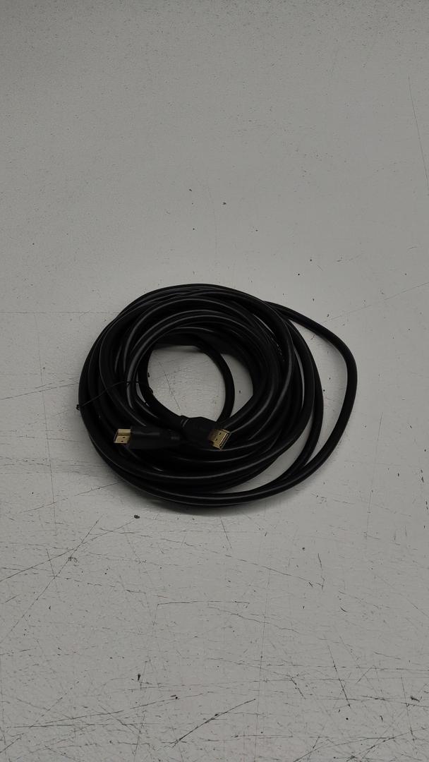 GE 25 ft. UltraHD Flat HDMI Cable, Black, 20216