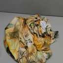 Plus Size Dresses for Women Floral Print Maxi Dress Flowy 3/4 Sleeve with Belt (XX-Large)