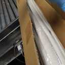 Blackout No Drill Roman Shades, 30" W x 64" H, Off White