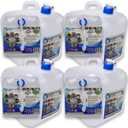 WaterStorageCube BPA Free Collapsible Water Container with Spigot, Camping Water Storage Carrier Jug for Outdoors Hiking Backpack & Survival Kit, Foldable Portable Water Canteen 5.3 Gallon