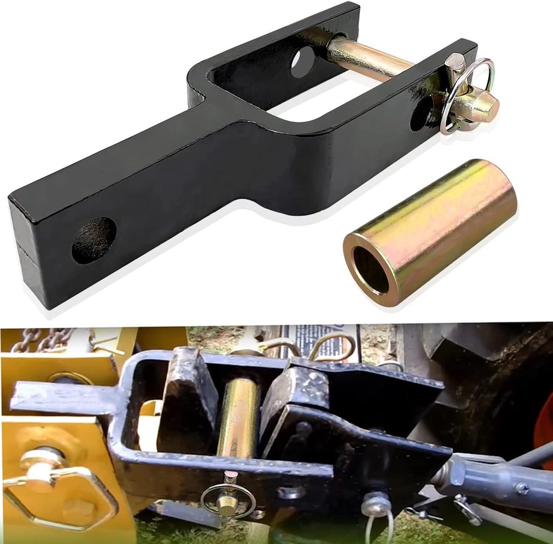 Versatile Quick Hitch Adapter with Adapter Sleeve Used to Adjust Top Link Bracket Movements Fit for Category 1 Quick Hitch Made of Integral Casting